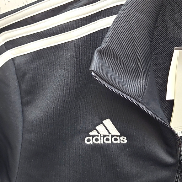 ADIDAS ZIPPER SWEAT SHIRT BLACK - Picture 4 of 10